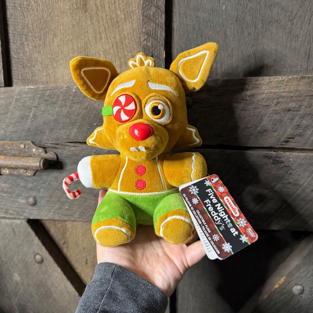 Funko Five Nights at Freddy's Gingerbread Foxy Plush 7" Brown Holiday FNAF